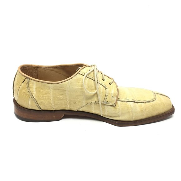 Belvedere Oxfords Shoes Size 9.5 Yellow Crocodile main image 8